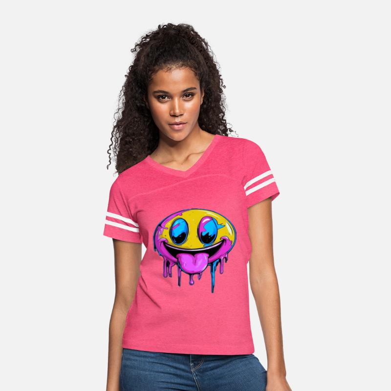 Bubble smiling art designs for beauty.All T-shirts