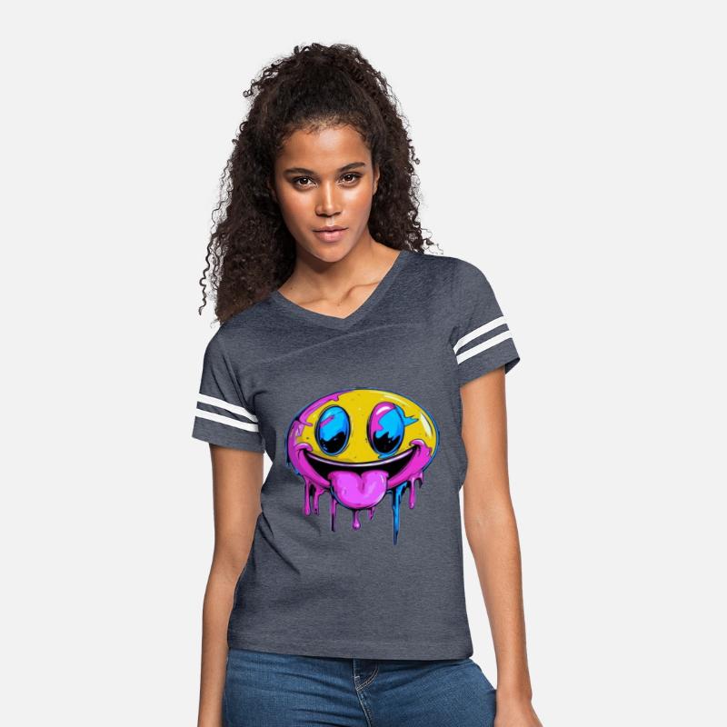 Bubble smiling art designs for beauty.All T-shirts