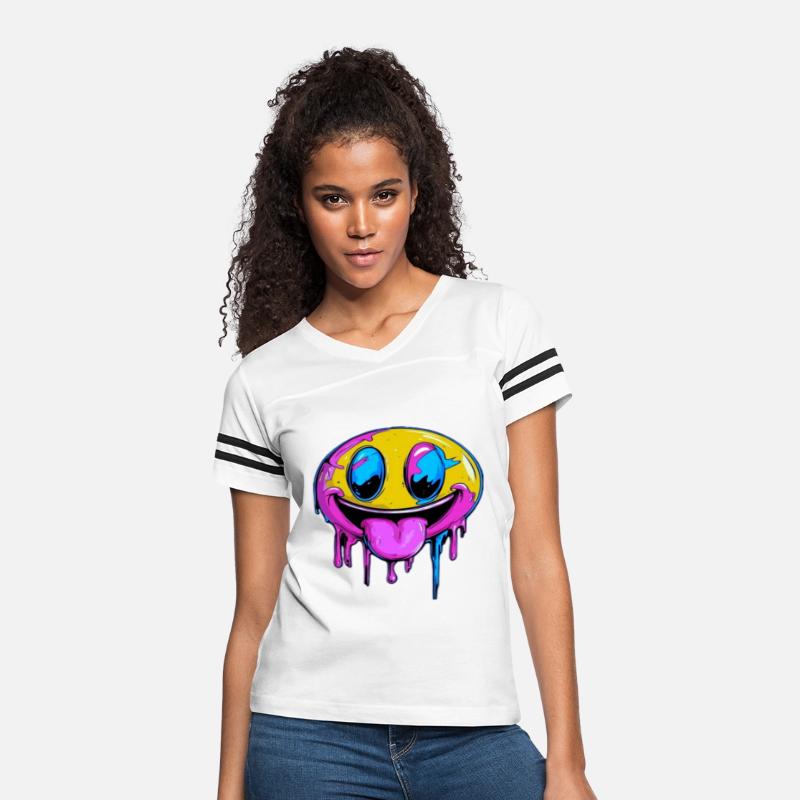 Bubble smiling art designs for beauty.All T-shirts