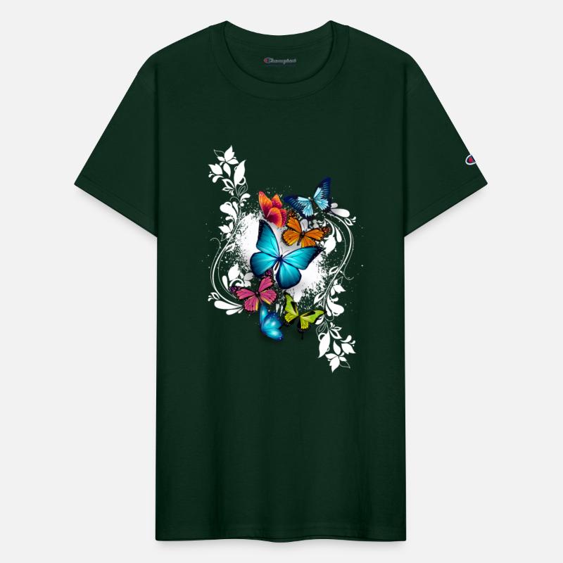 Butterfly Animal Color Colorful Splash Ornaments