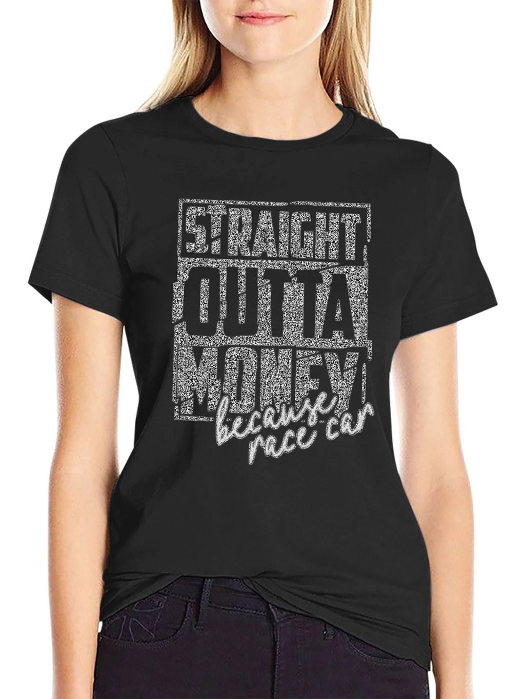 Straight Outta Money Race Car T-Shirt
