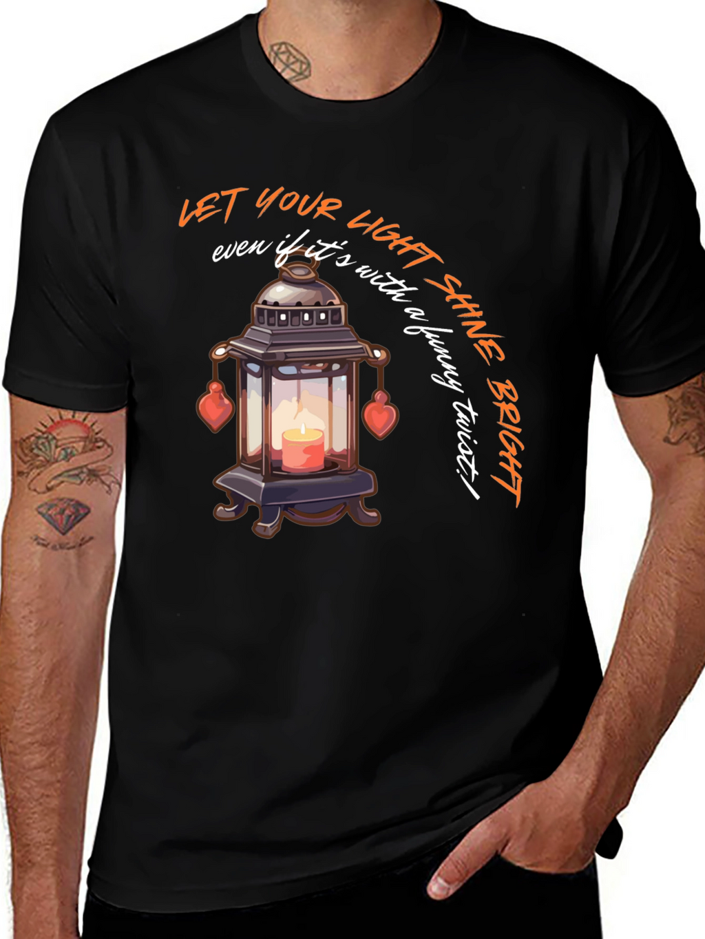 Shine Bright Lantern Graphic Tee