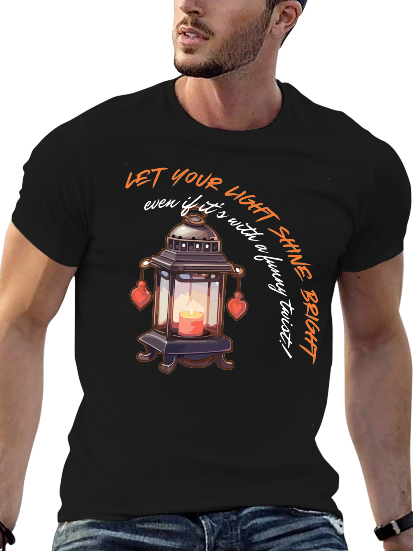 Shine Bright Lantern Graphic Tee