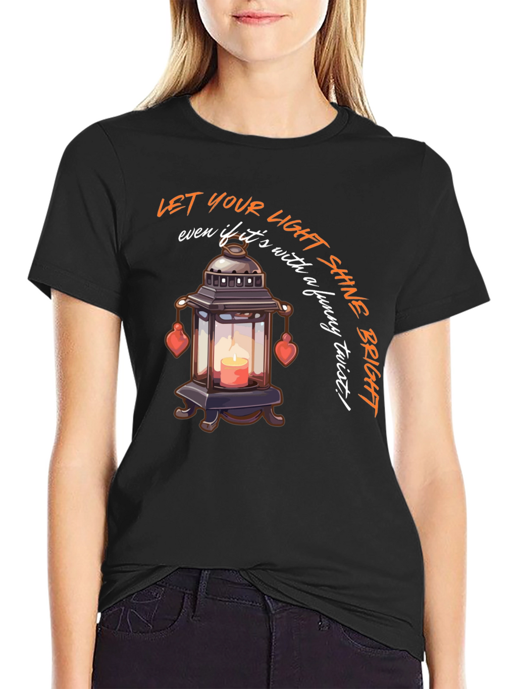 Shine Bright Lantern Graphic Tee