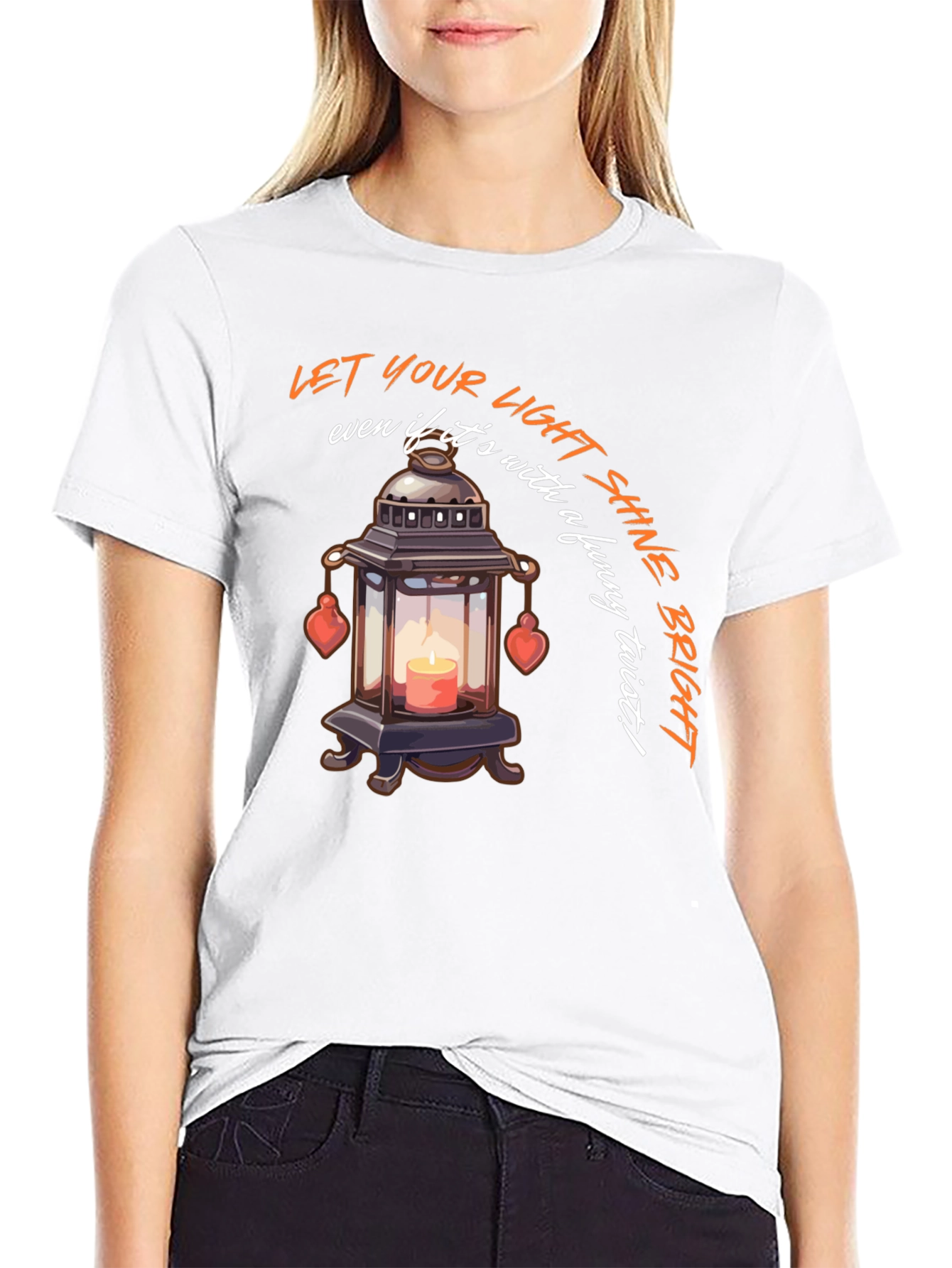 Shine Bright Lantern Graphic Tee