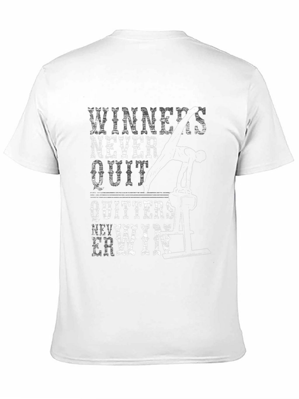 Winners Never Quit T-Shirt Gymnast Motivation