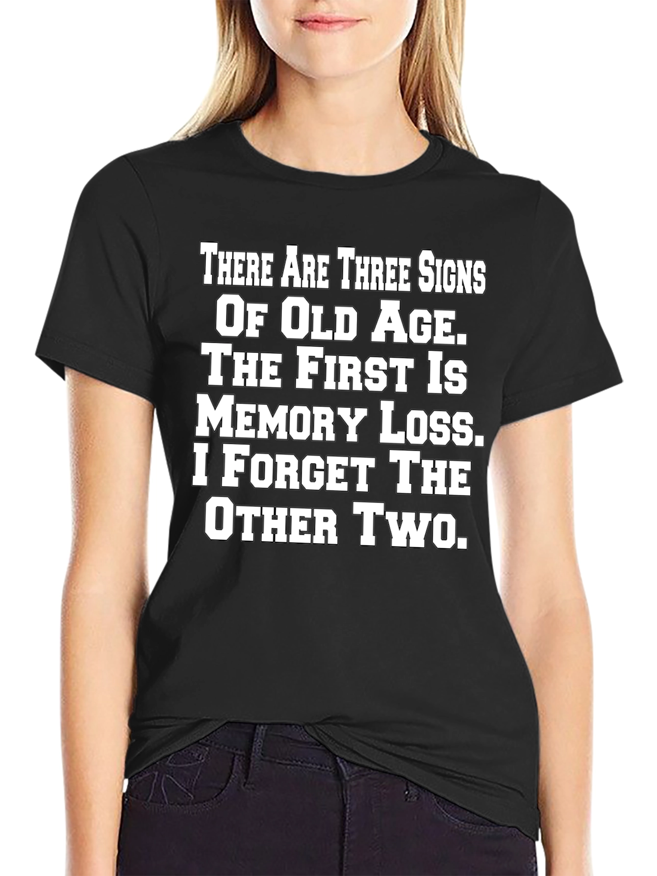 Funny Old Age Memory Loss Graphic T-Shirt