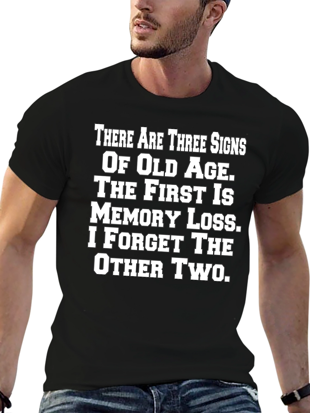 Funny Old Age Memory Loss Graphic T-Shirt