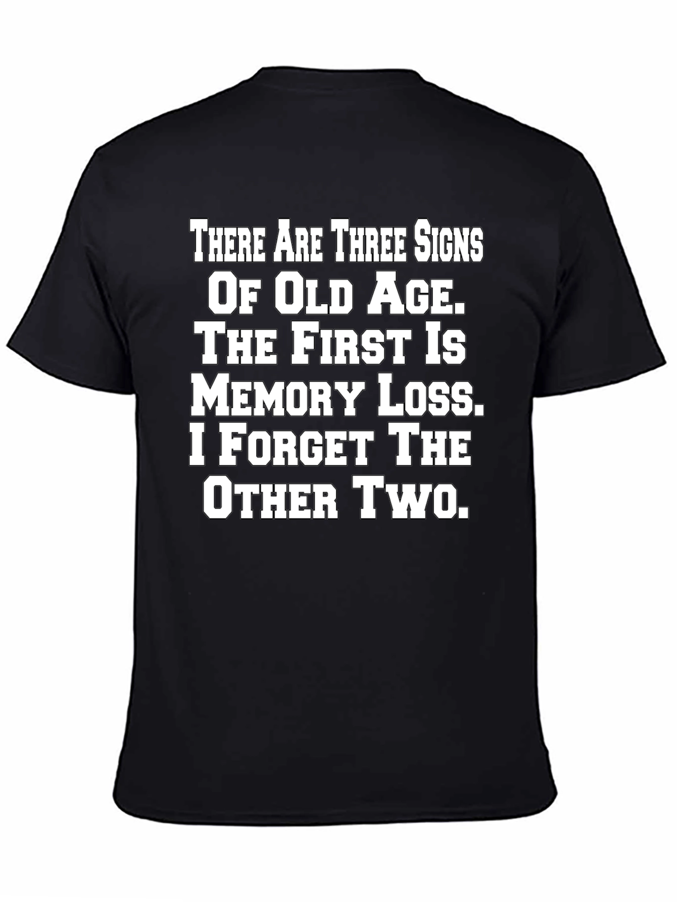 Funny Old Age Memory Loss Graphic T-Shirt