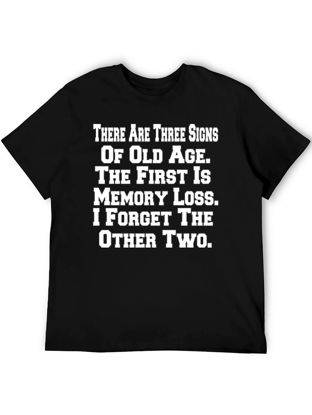 Funny Old Age Memory Loss Graphic T-Shirt