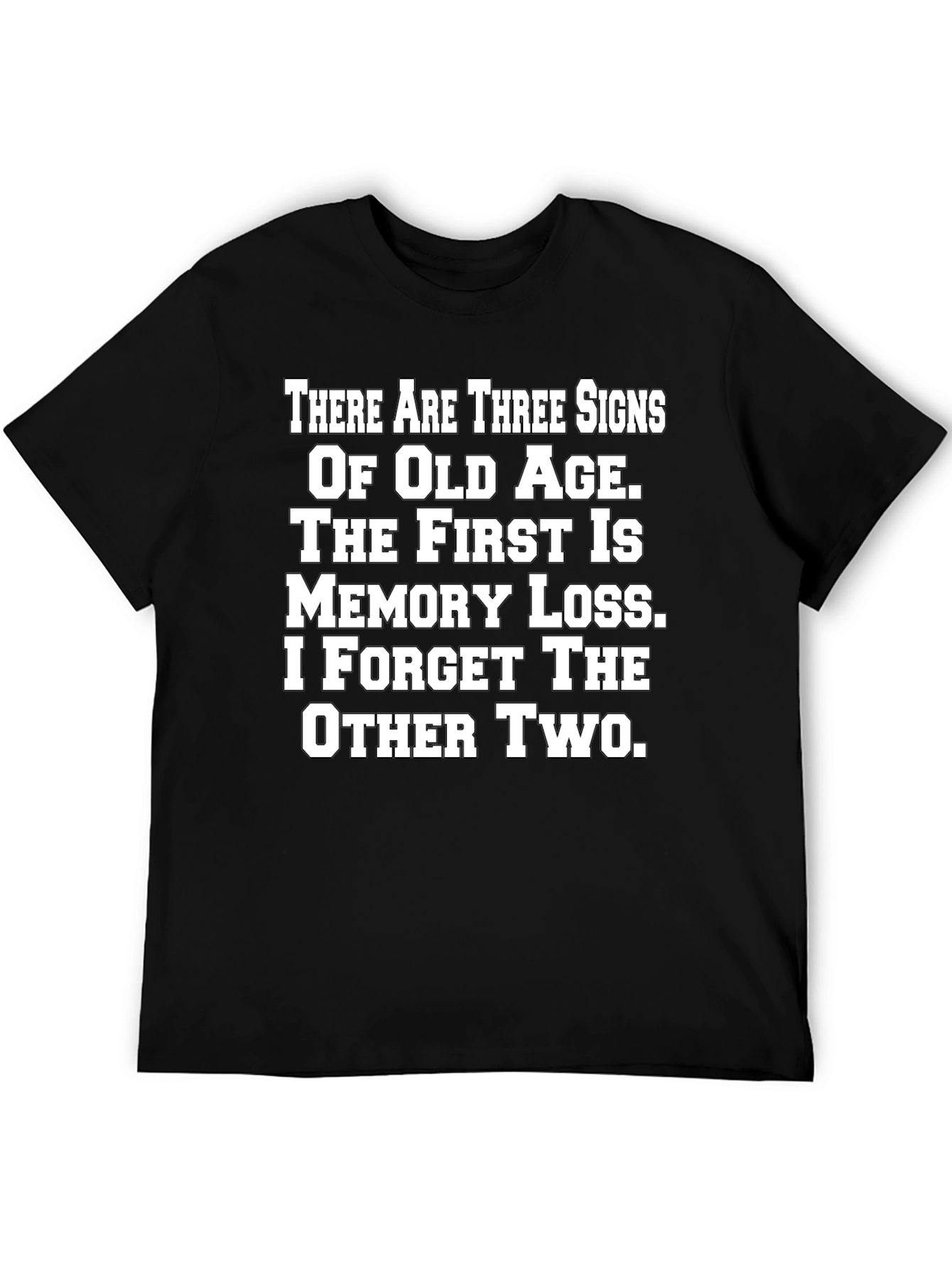 Funny Old Age Memory Loss Graphic T-Shirt