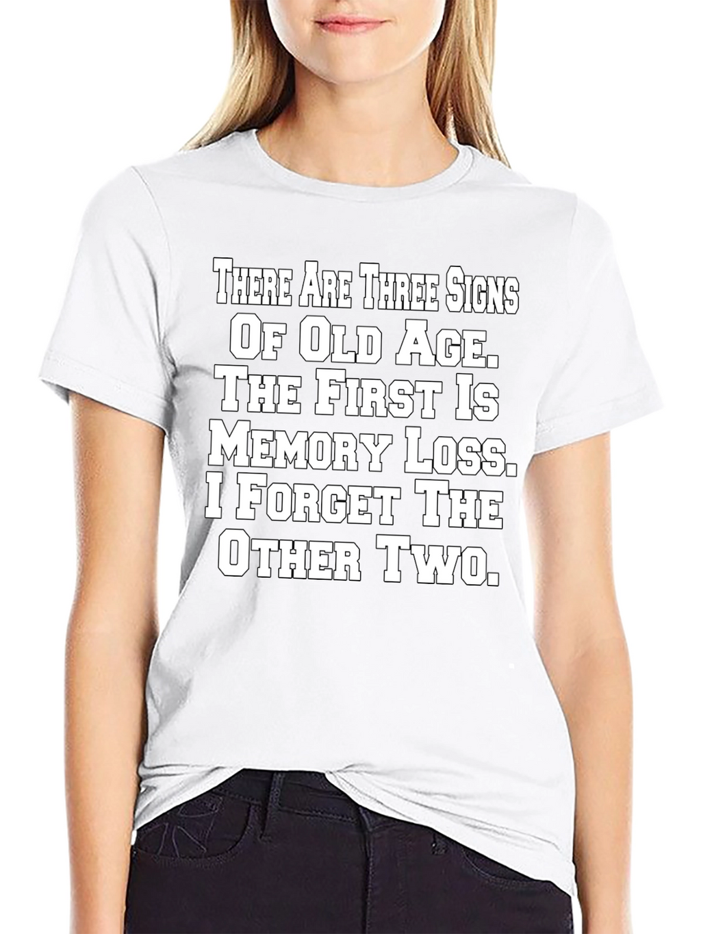 Funny Old Age Memory Loss Graphic T-Shirt
