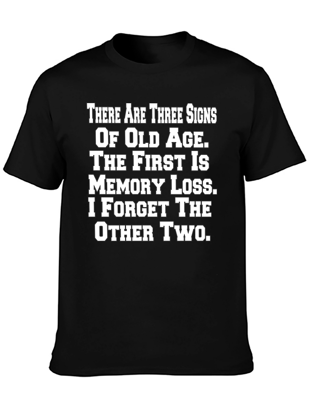 Funny Old Age Memory Loss Graphic T-Shirt