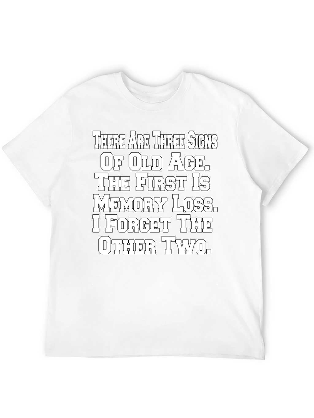 Funny Old Age Memory Loss Graphic T-Shirt