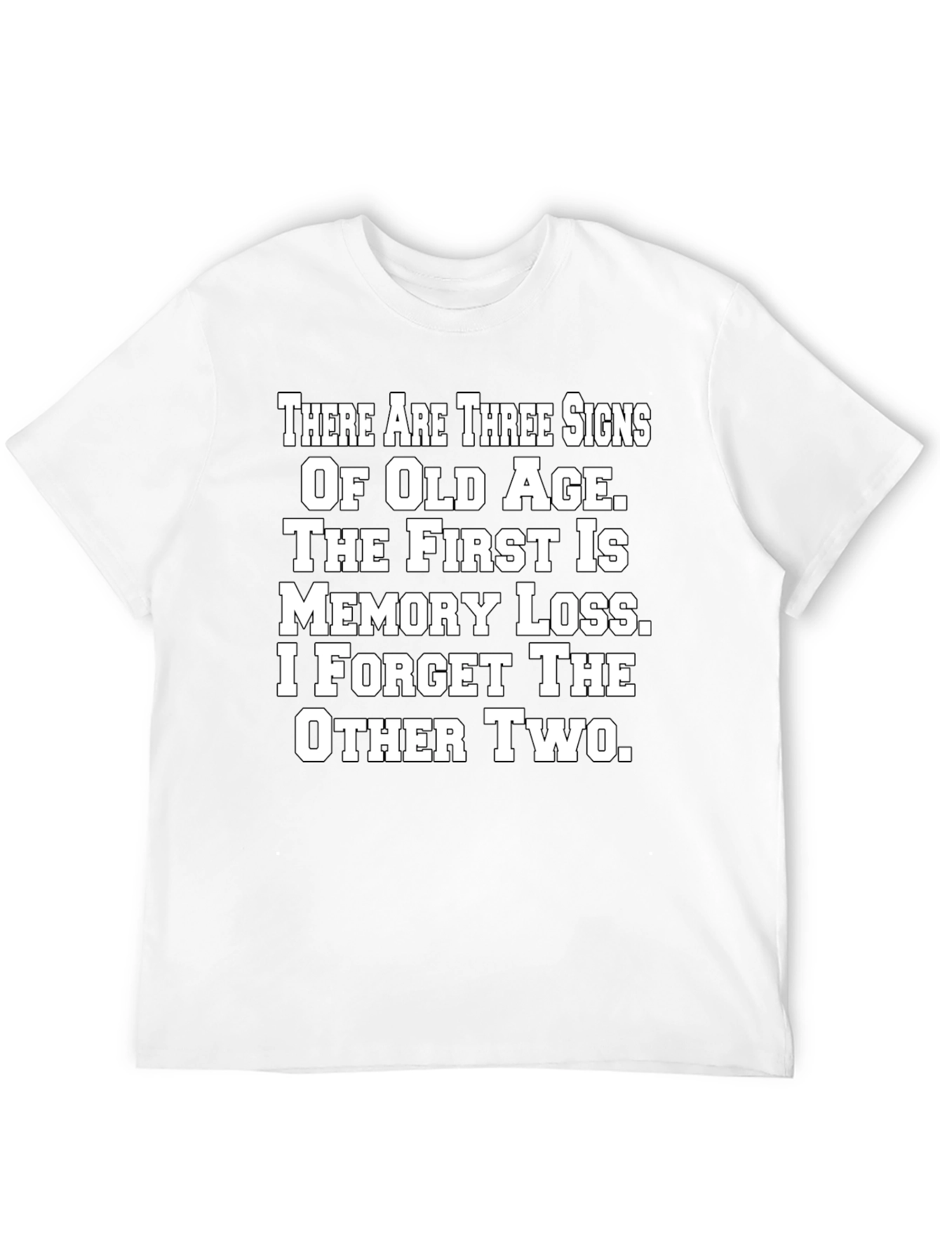 Funny Old Age Memory Loss Graphic T-Shirt