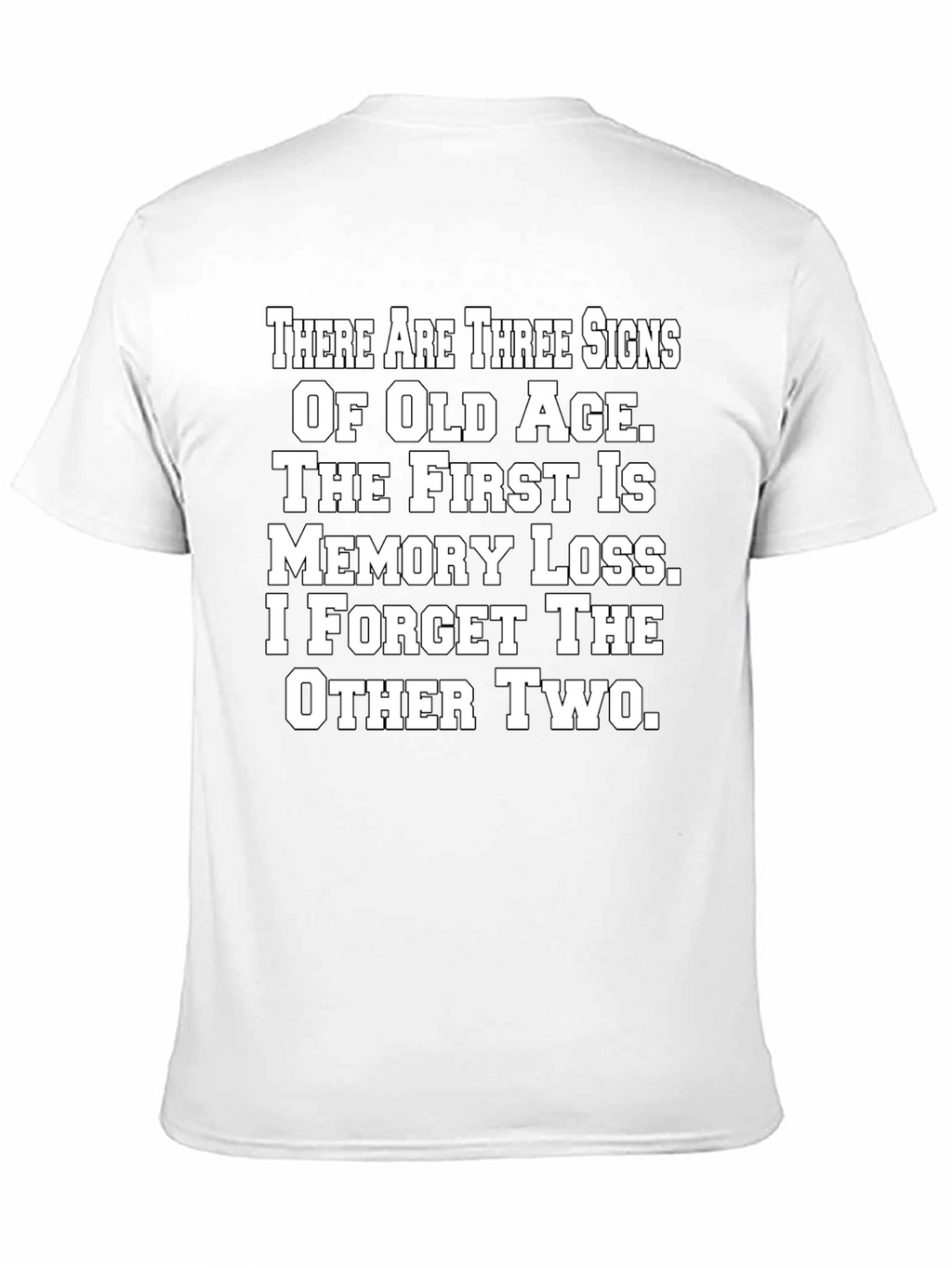 Funny Old Age Memory Loss Graphic T-Shirt