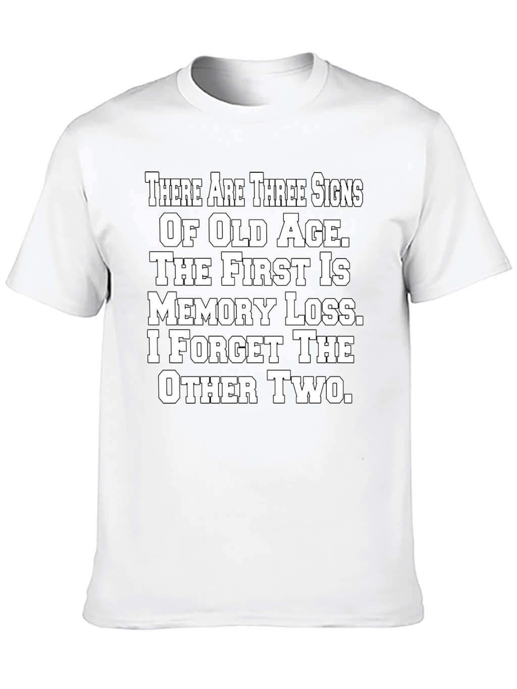 Funny Old Age Memory Loss Graphic T-Shirt