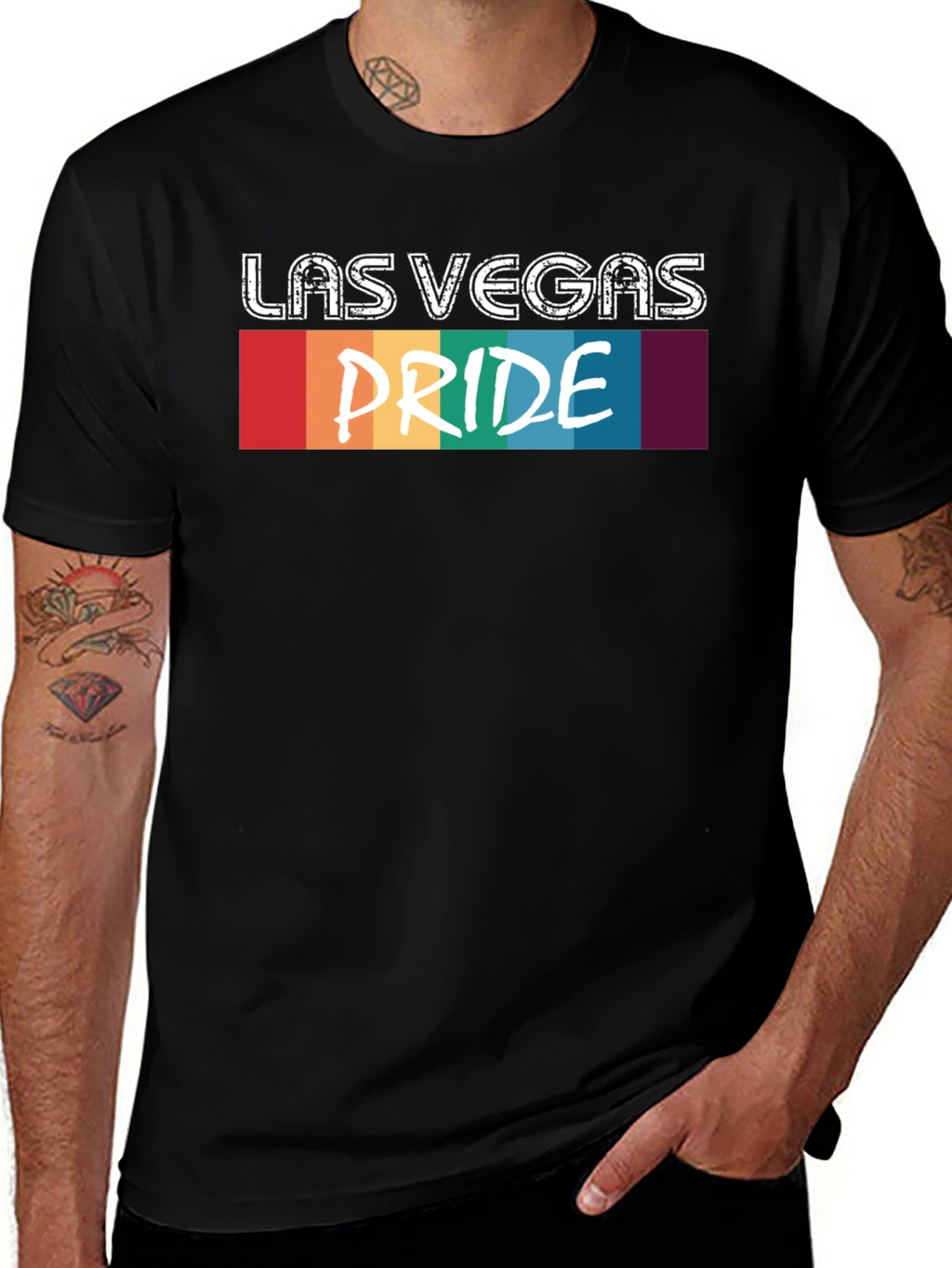 Las Vegas Pride Rainbow T-Shirt