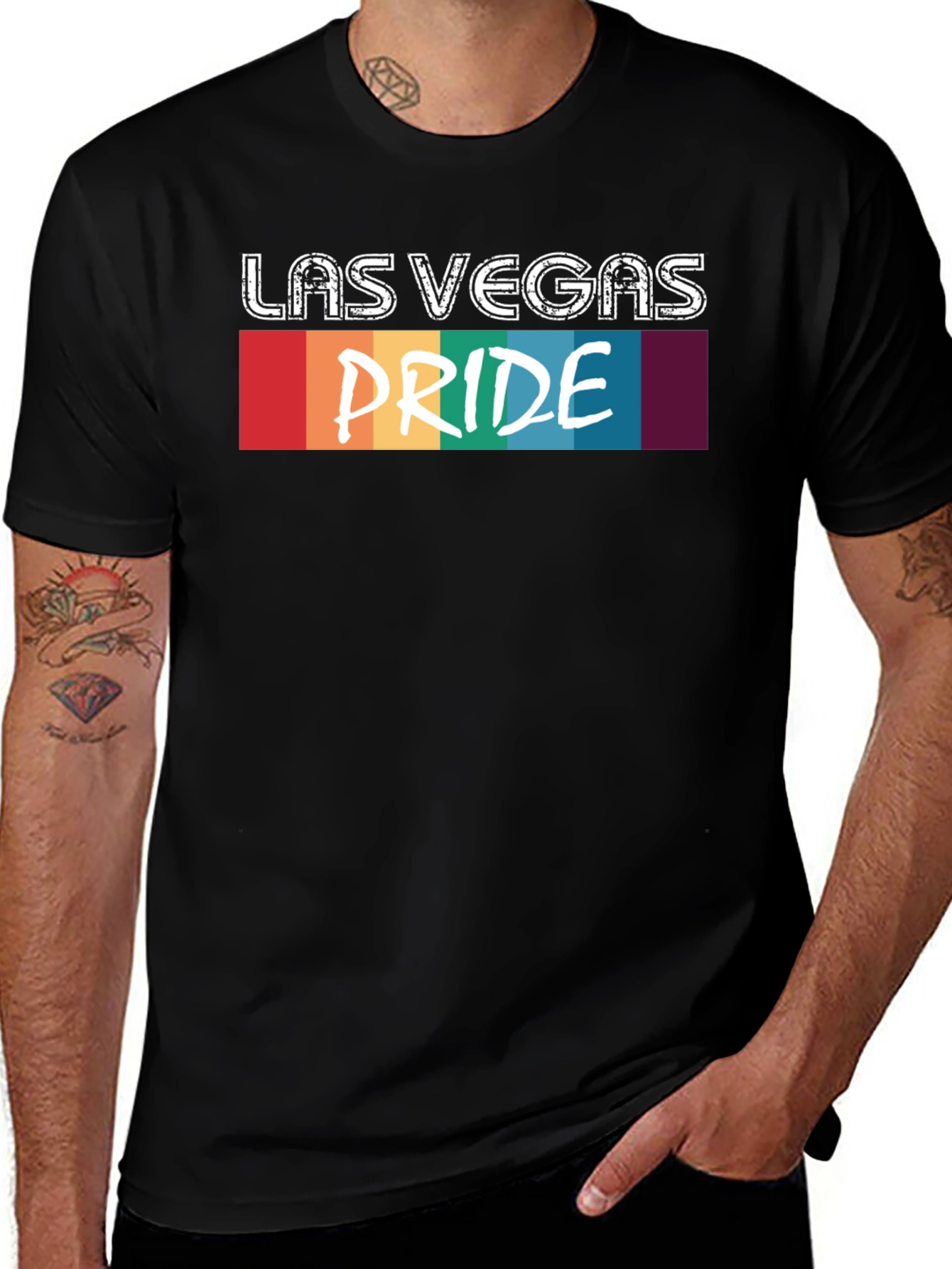 Las Vegas Pride Rainbow T-Shirt