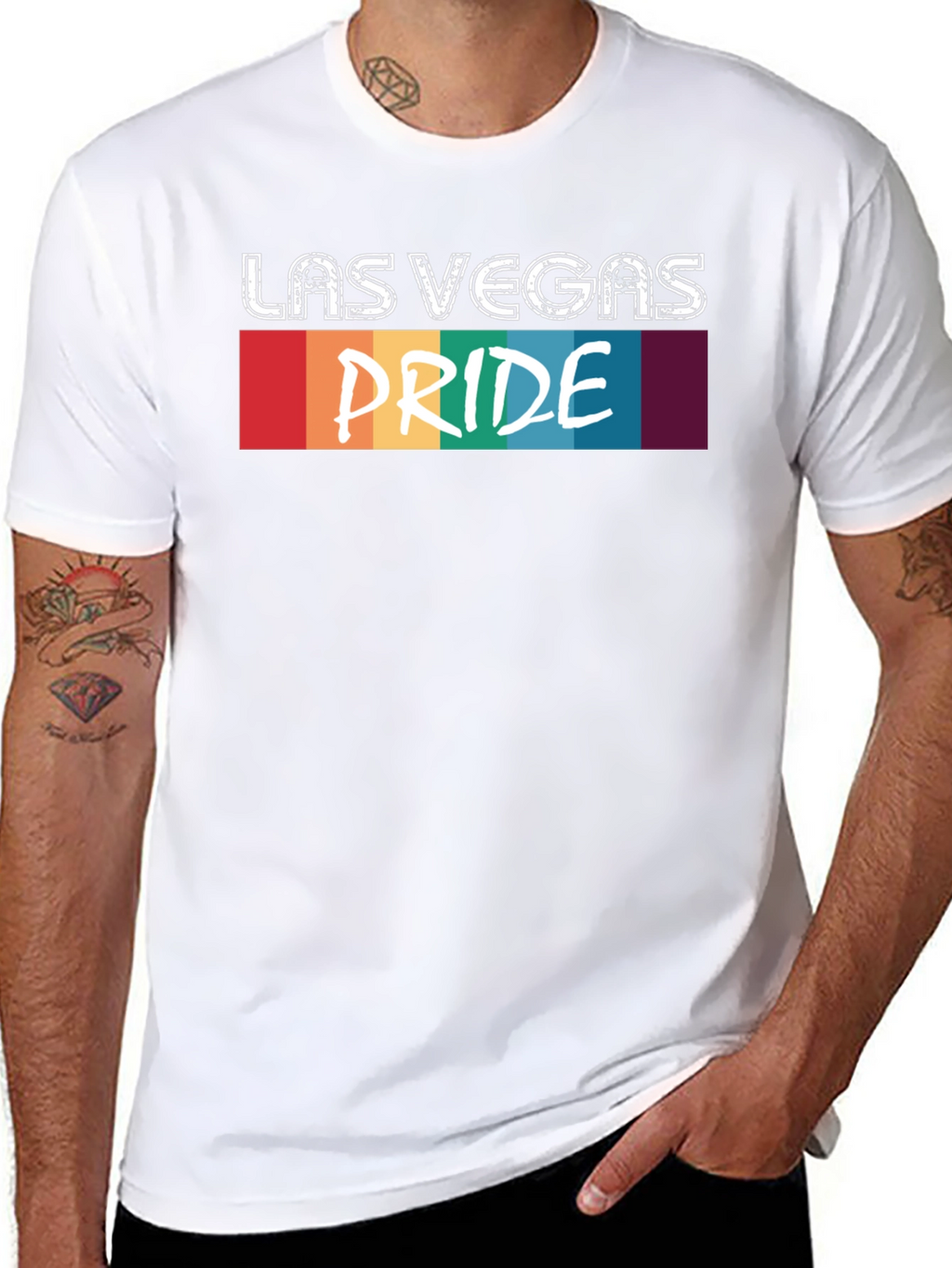 Las Vegas Pride Rainbow T-Shirt