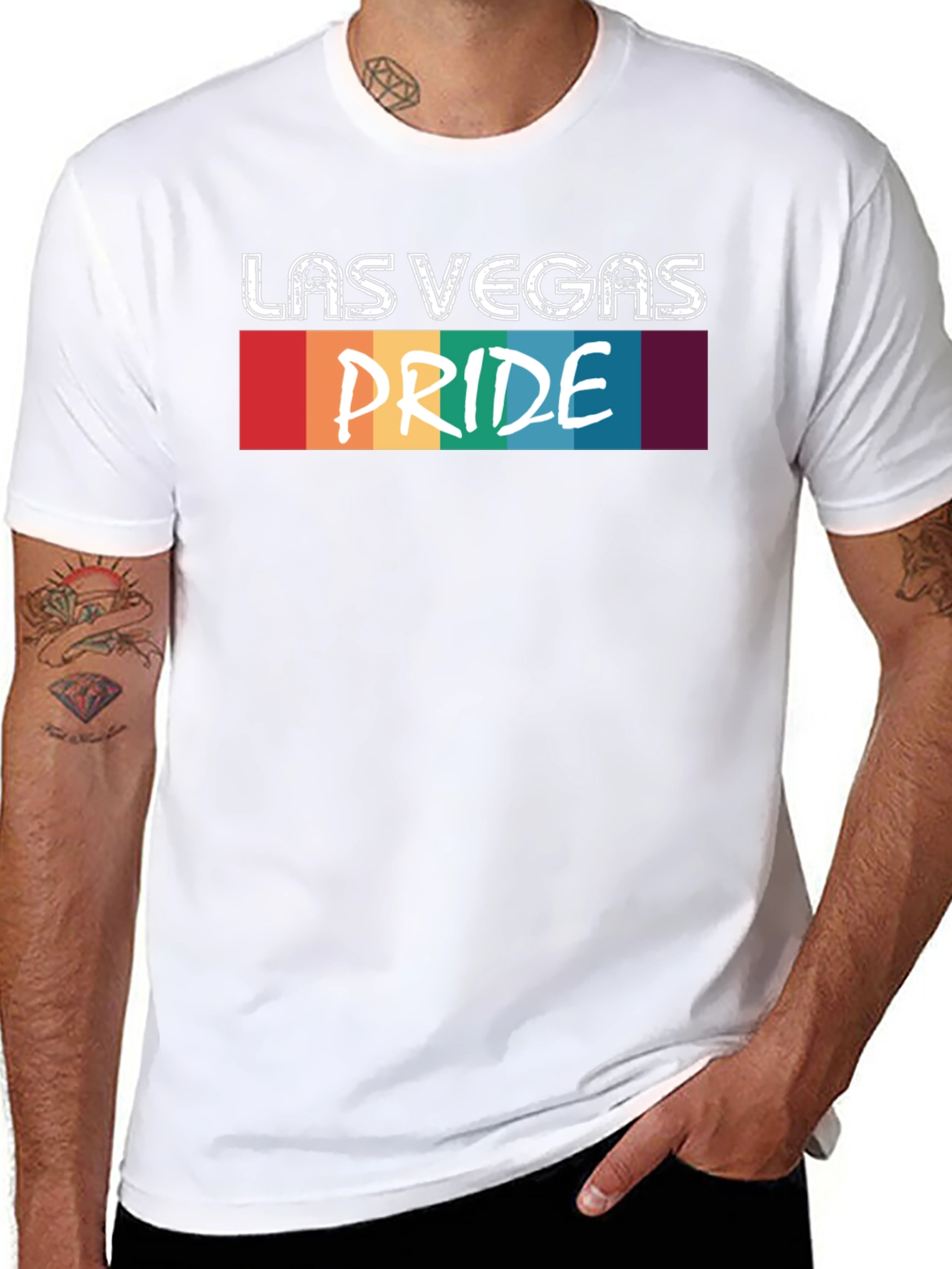 Las Vegas Pride Rainbow T-Shirt