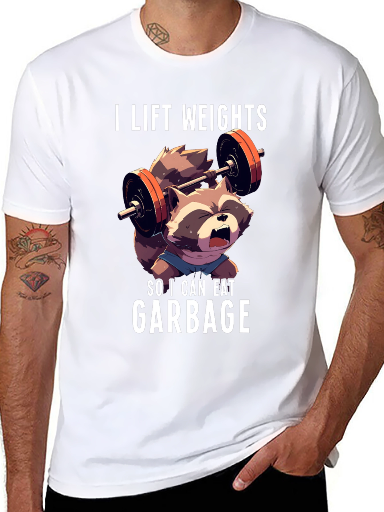 I Lift Weights To Eat Garbage T-Shirt