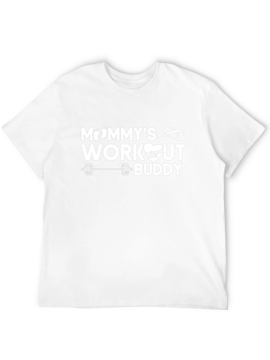 Mommys Workout Buddy Black T-Shirt
