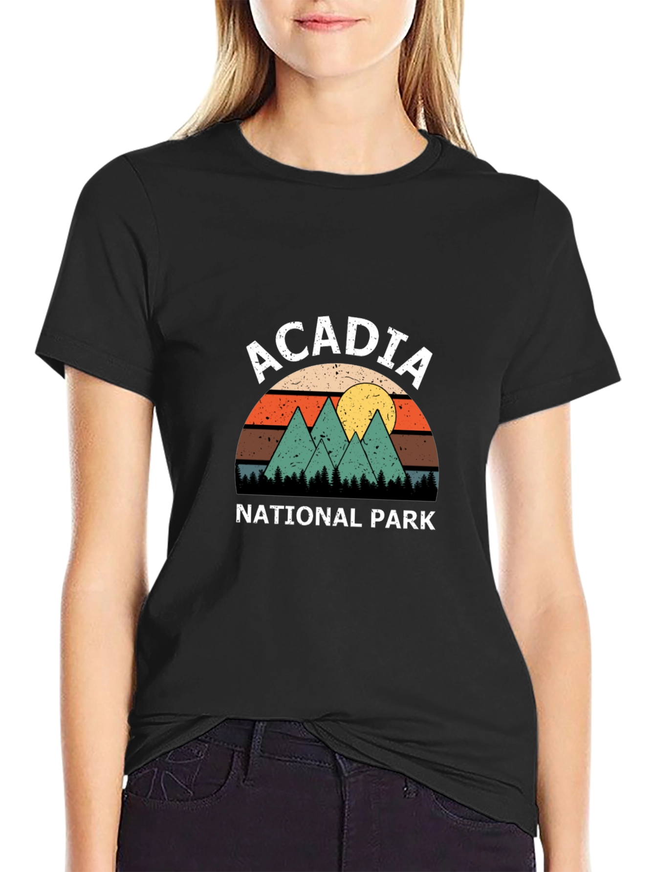 Acadia National Park Retro T-Shirt