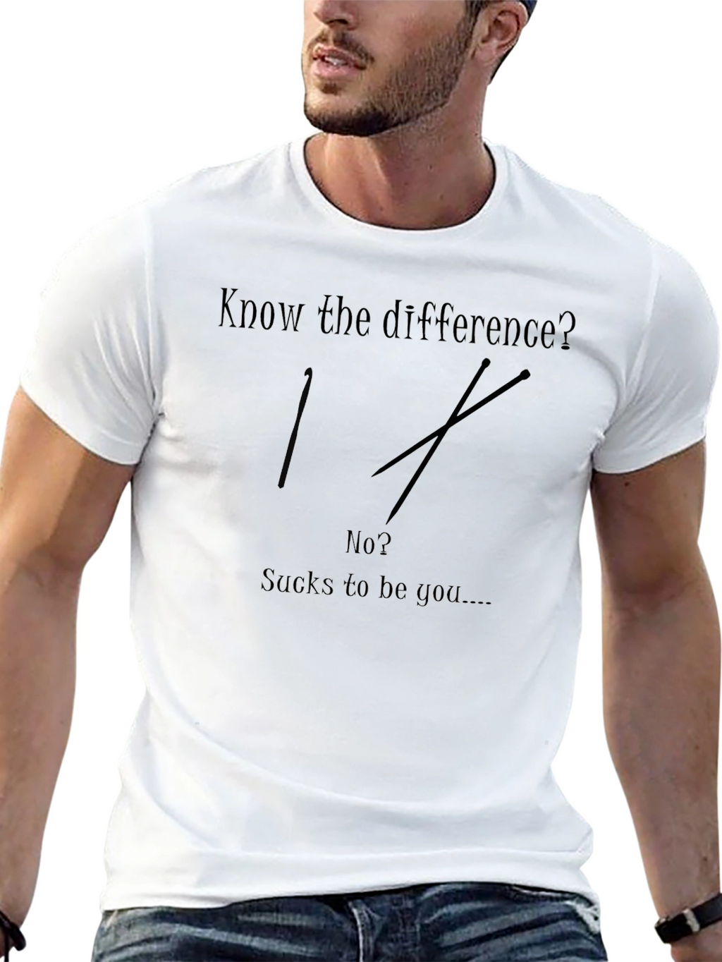 Know the Difference? Humor Graphic T-Shirt