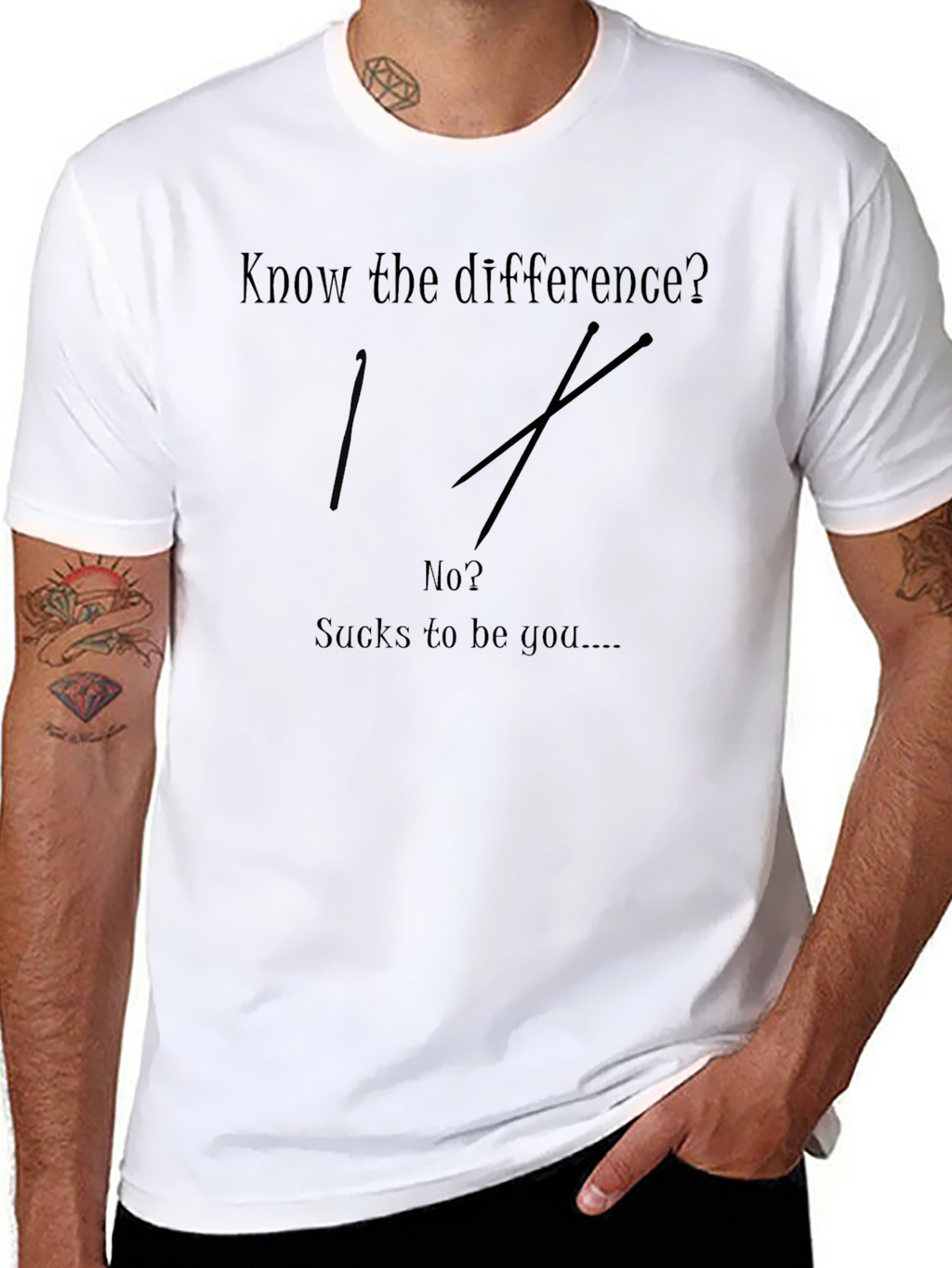 Know the Difference? Humor Graphic T-Shirt