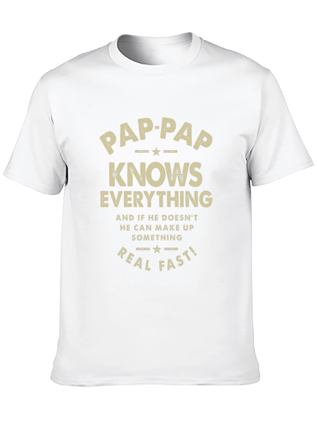 Pappap Knows Everything Funny T-Shirt