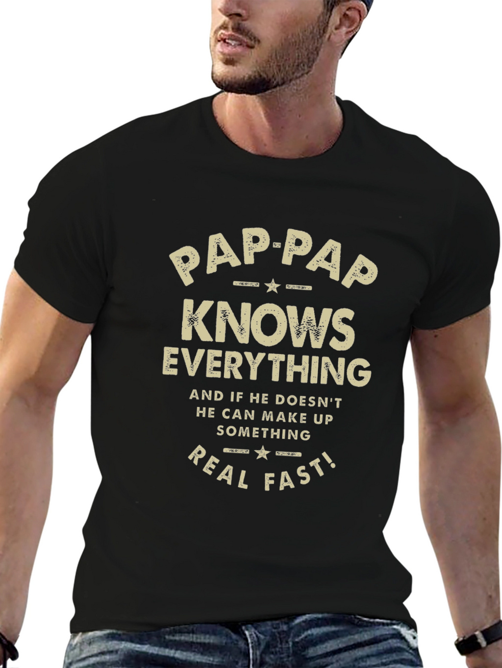 Pappap Knows Everything Funny T-Shirt