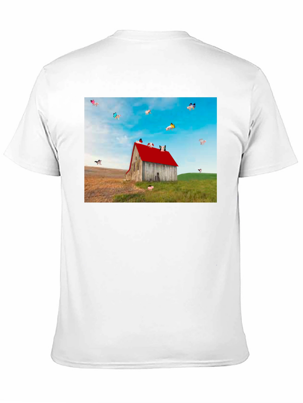 Flying Pigs Farm Barn T-Shirt