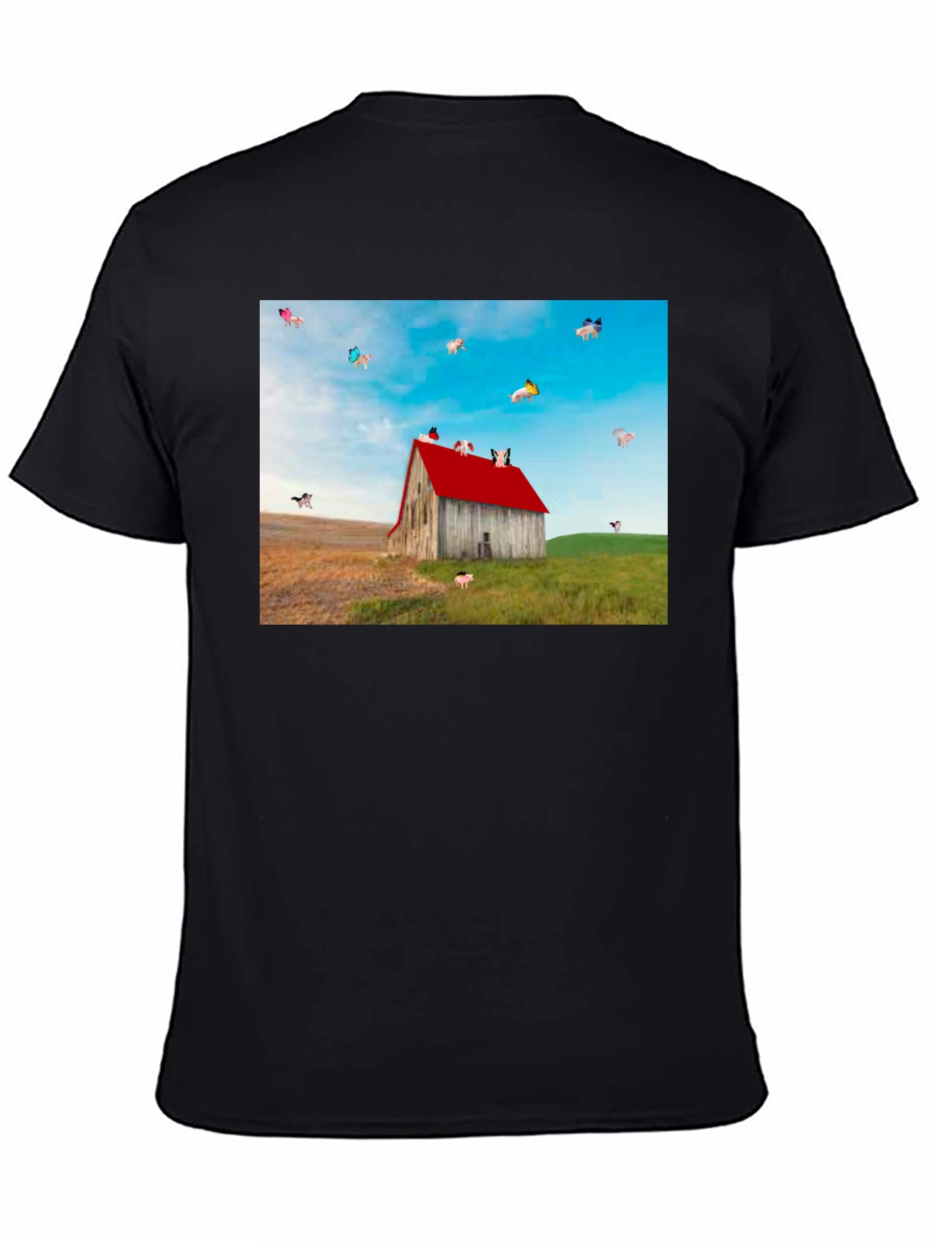 Flying Pigs Farm Barn T-Shirt