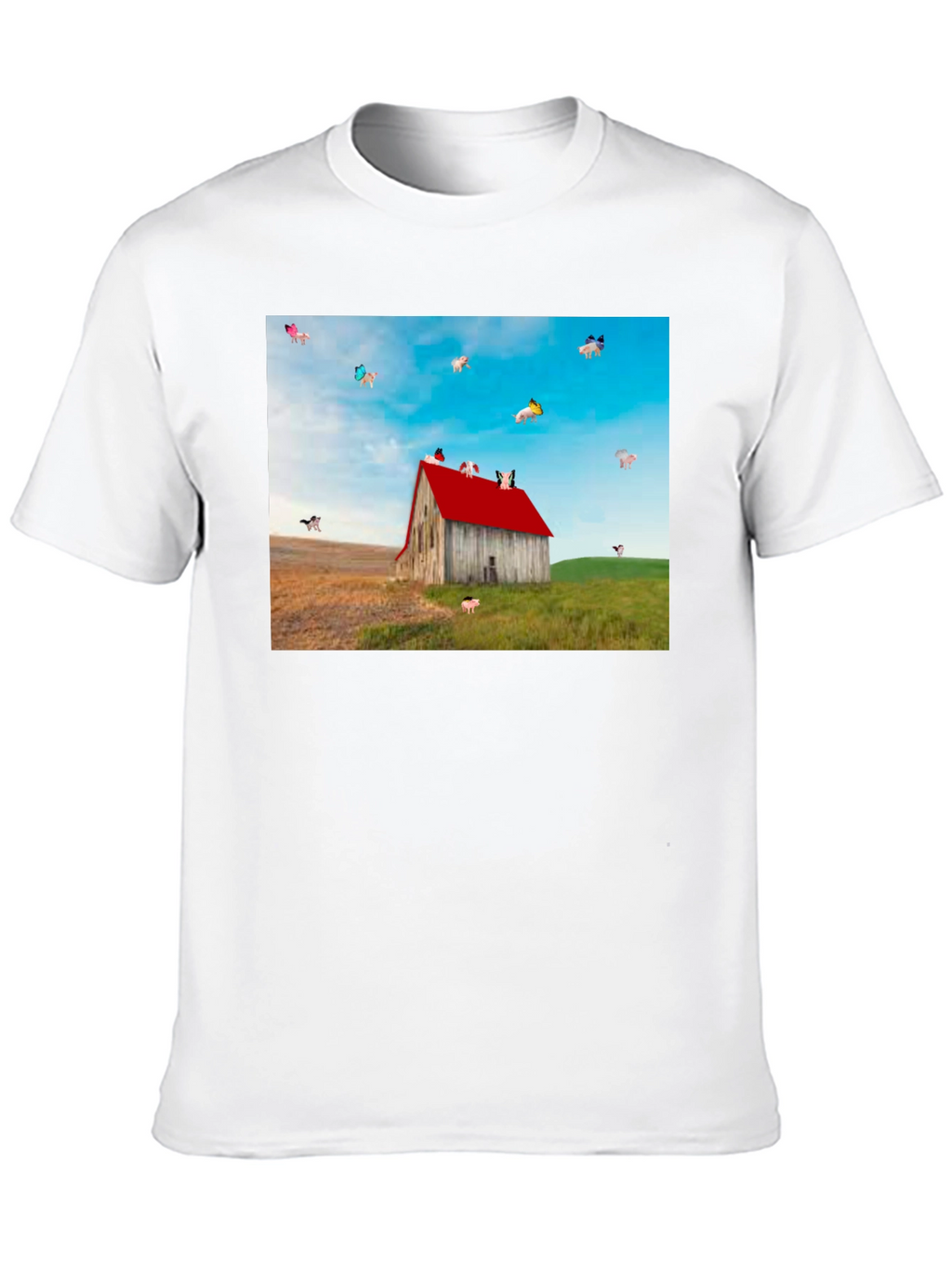 Flying Pigs Farm Barn T-Shirt