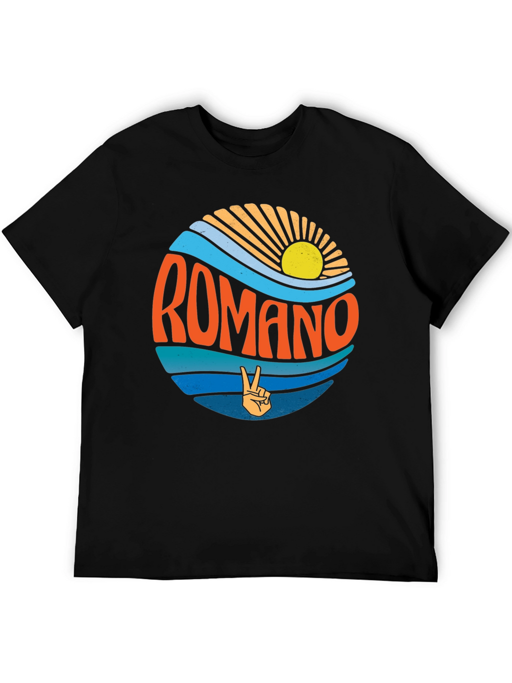 Romano Retro Graphic T-Shirt - Peace Sign