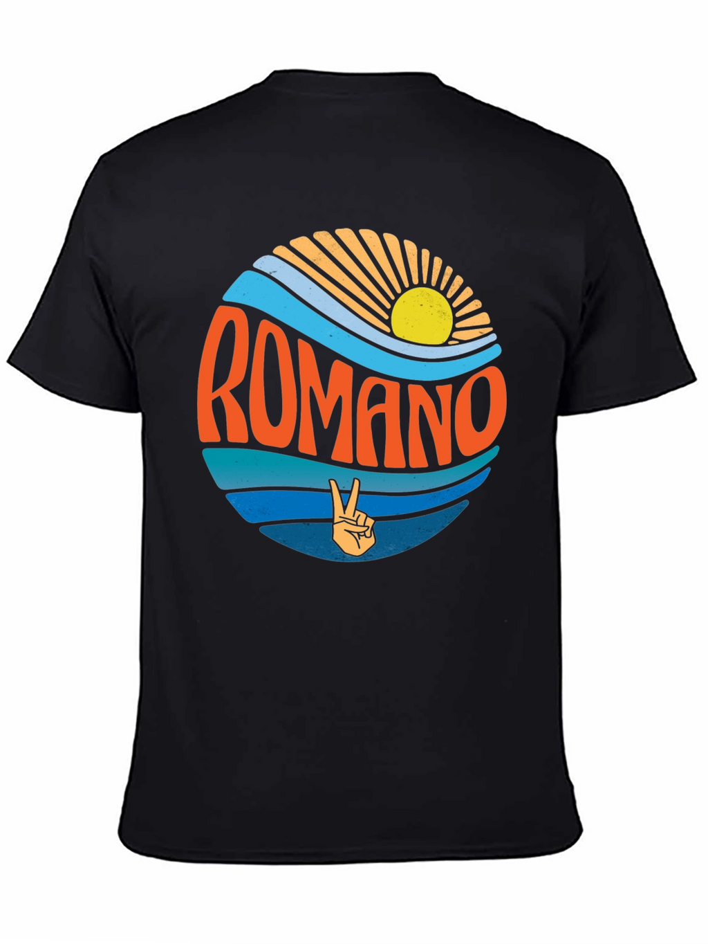 Romano Retro Graphic T-Shirt - Peace Sign
