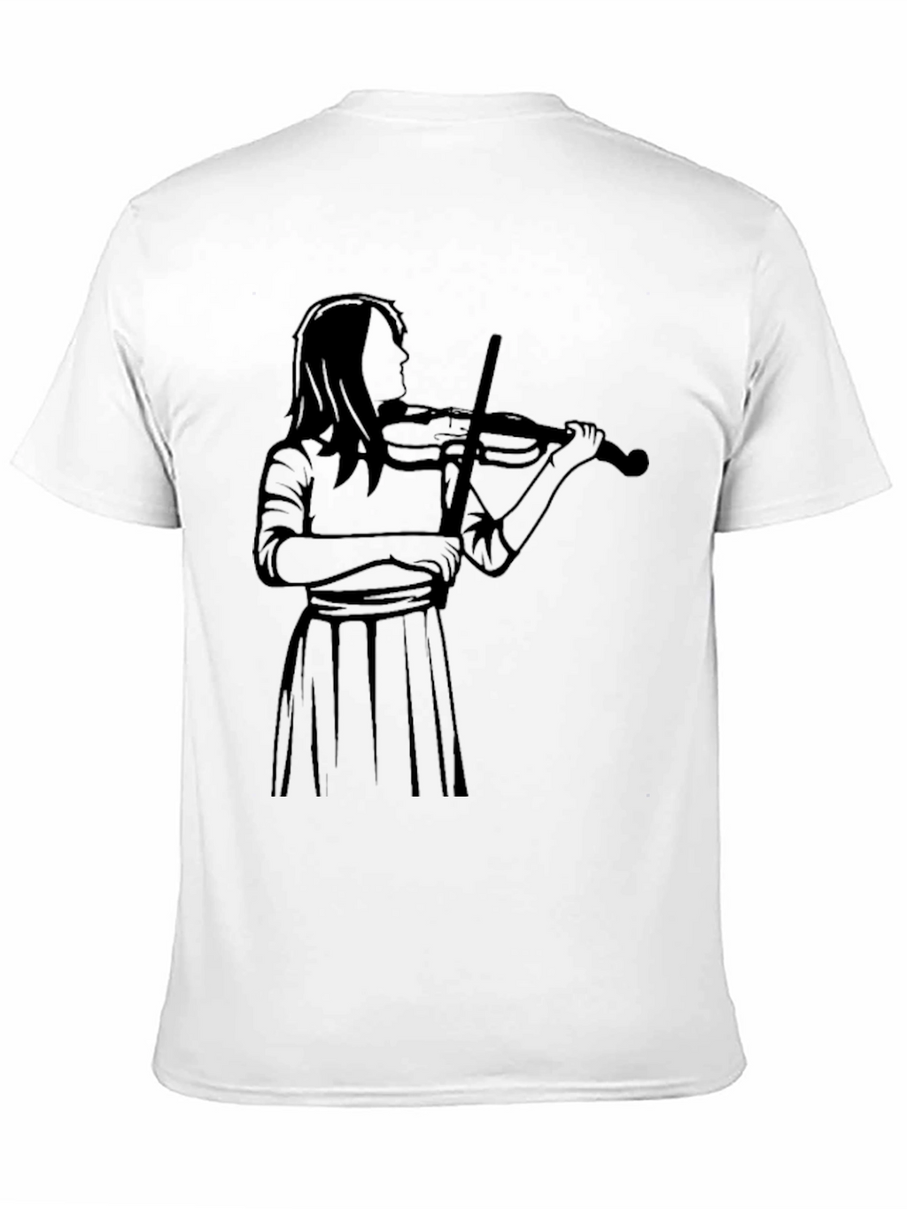Violinist Graphic Tee - Black