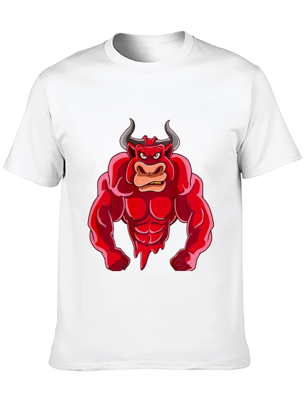 Red Bull Cartoon Graphic T-Shirt