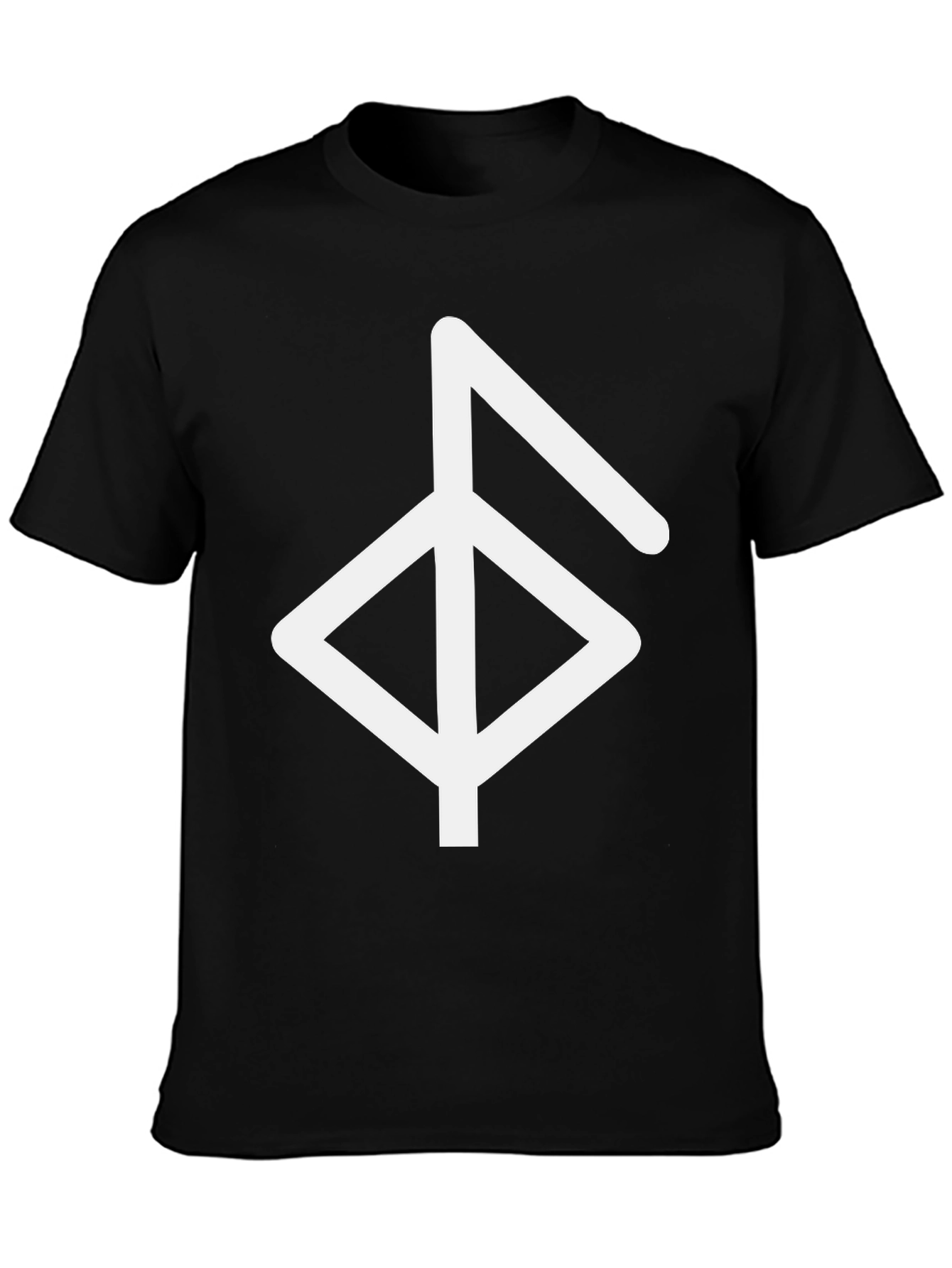 Rune Symbol Graphic Tee - Black