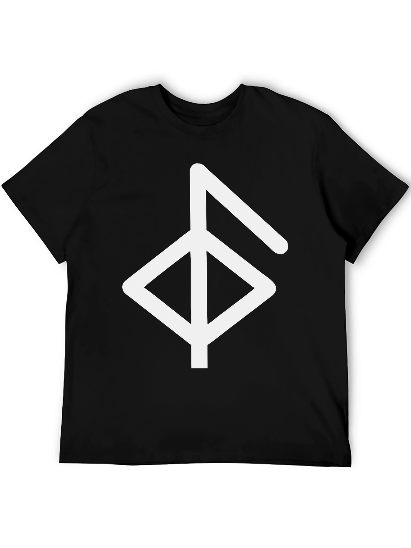 Rune Symbol Graphic Tee - Black