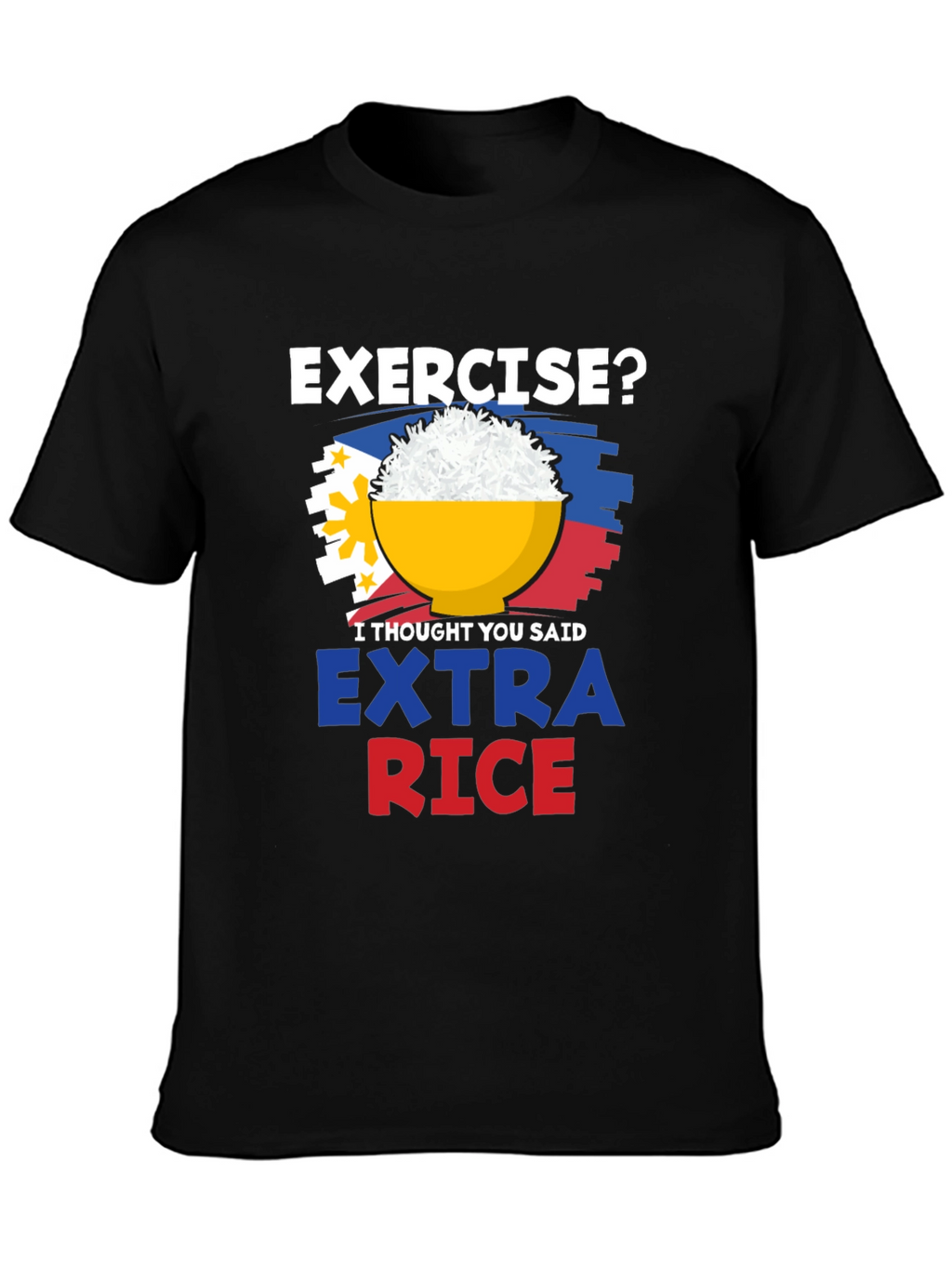 Extra Rice Please Graphic Tee