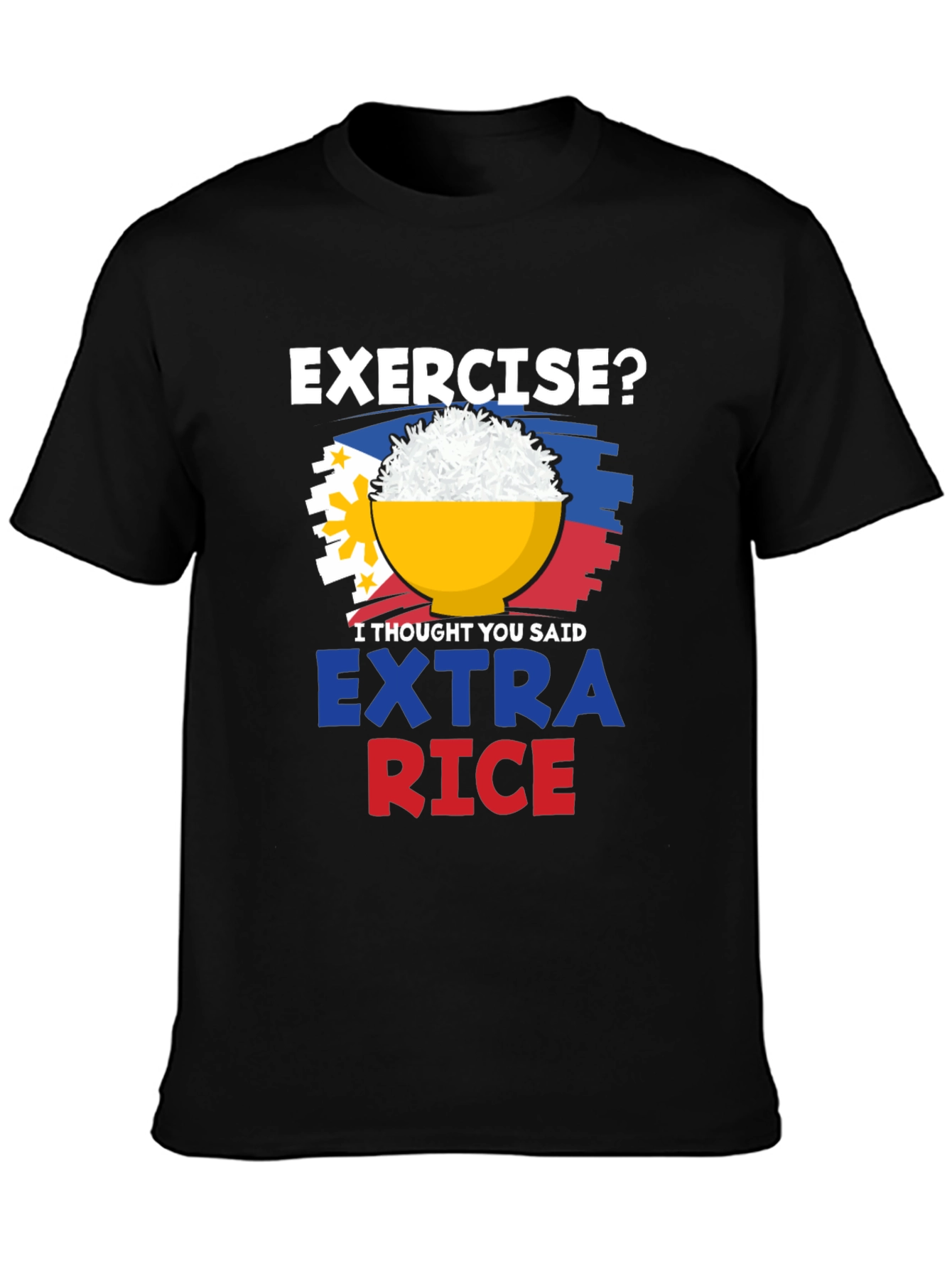 Extra Rice Please Graphic Tee