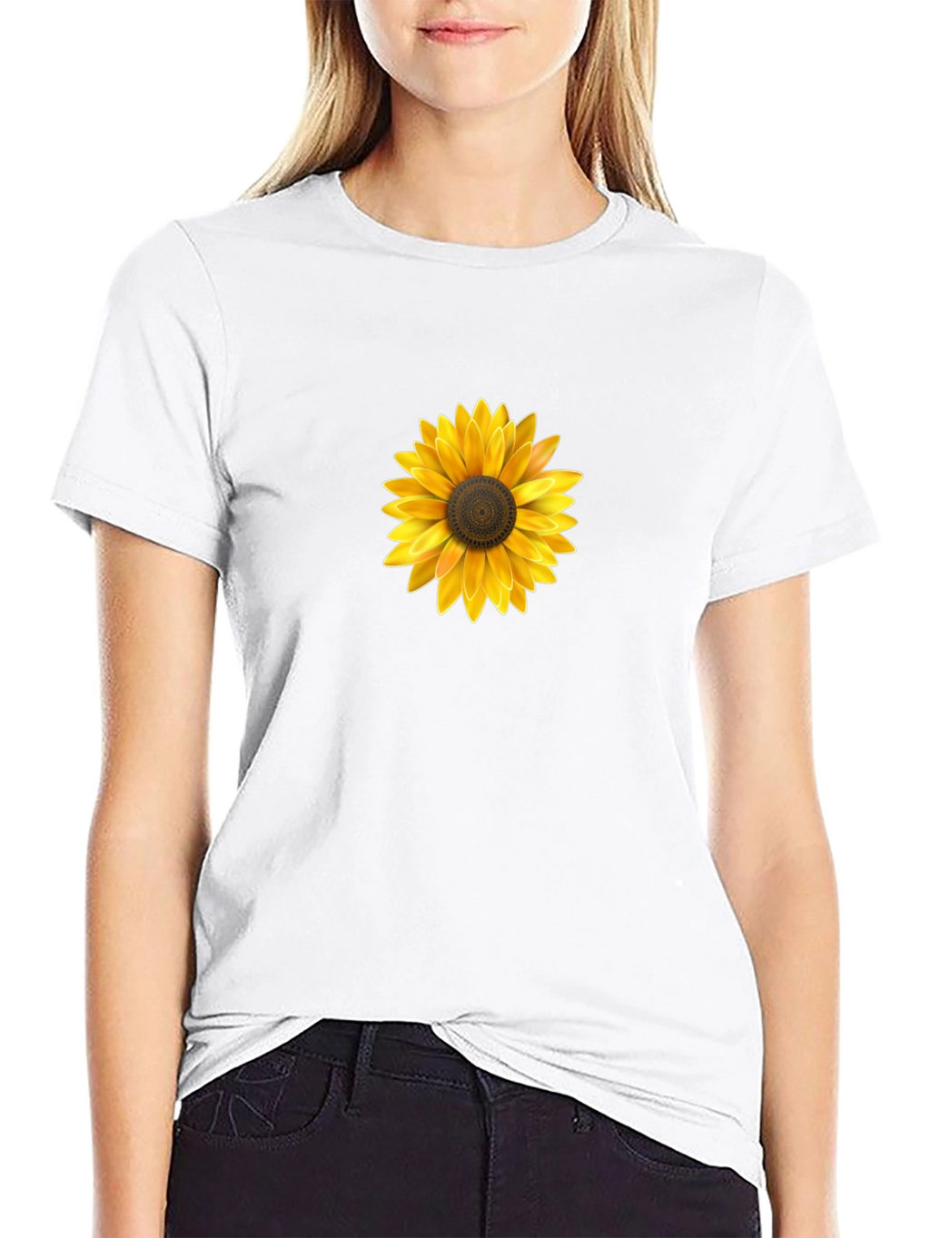 Sunflower Graphic Print T-Shirt