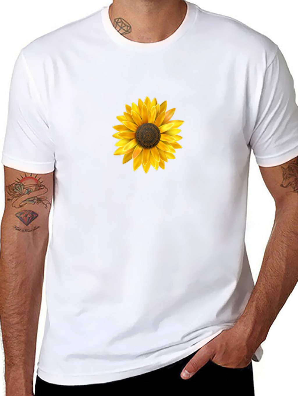Sunflower Graphic Print T-Shirt