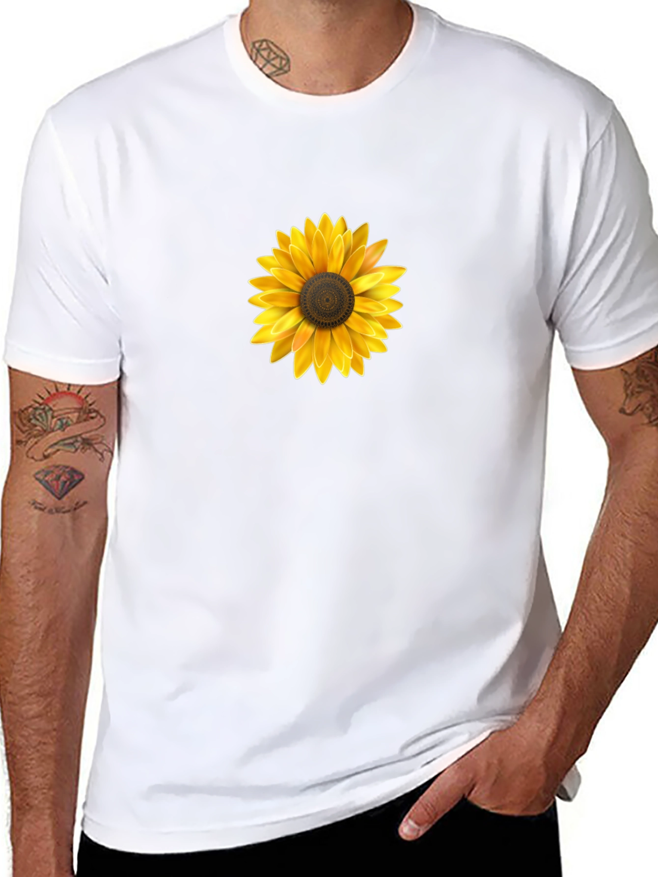 Sunflower Graphic Print T-Shirt
