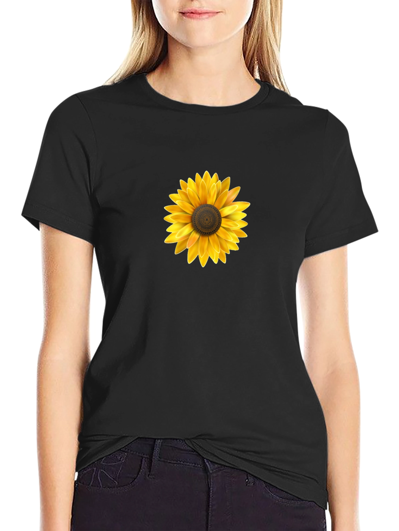 Sunflower Graphic Print T-Shirt