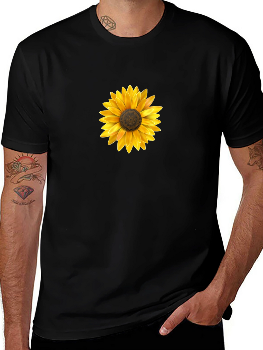 Sunflower Graphic Print T-Shirt