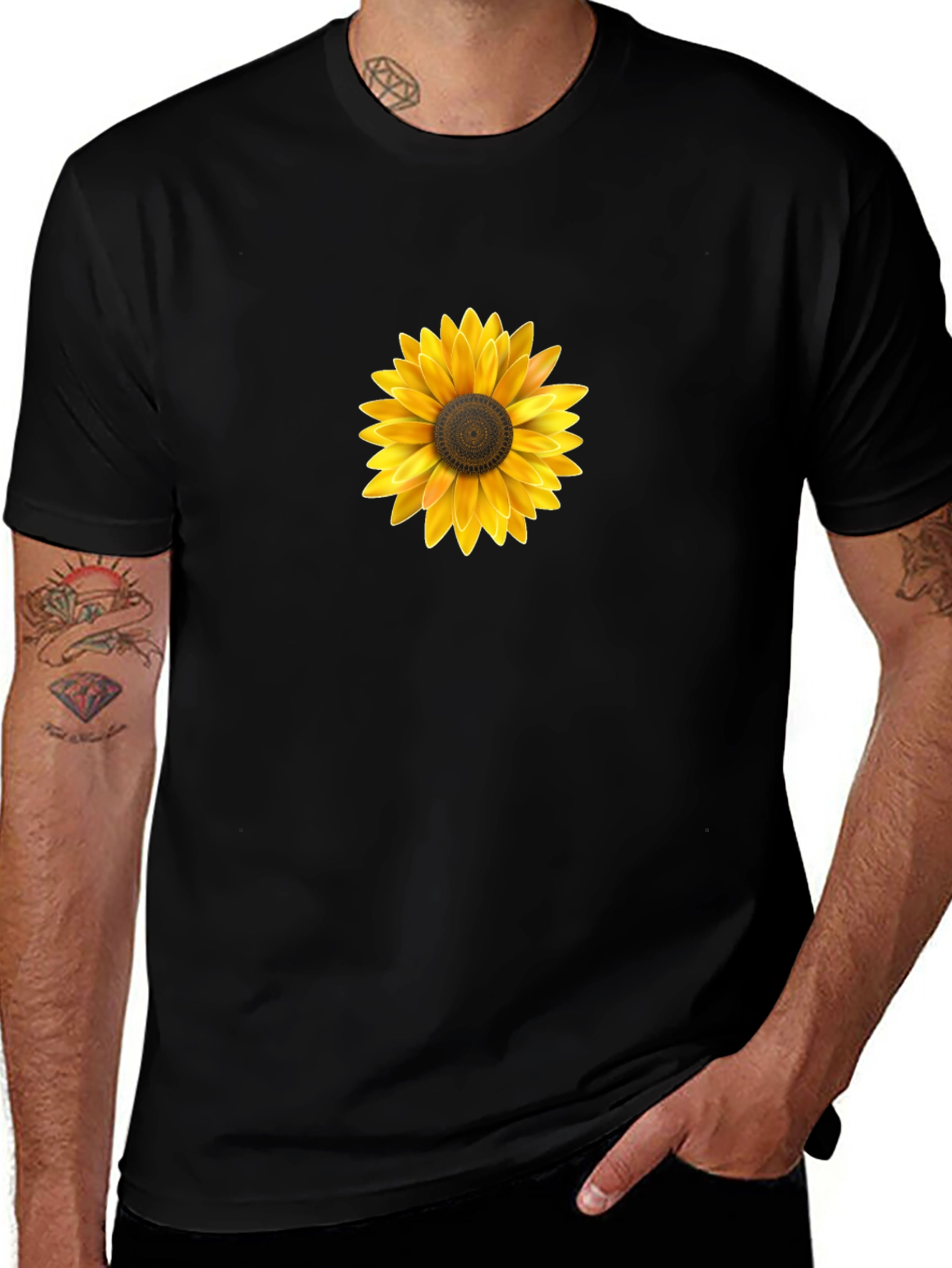 Sunflower Graphic Print T-Shirt