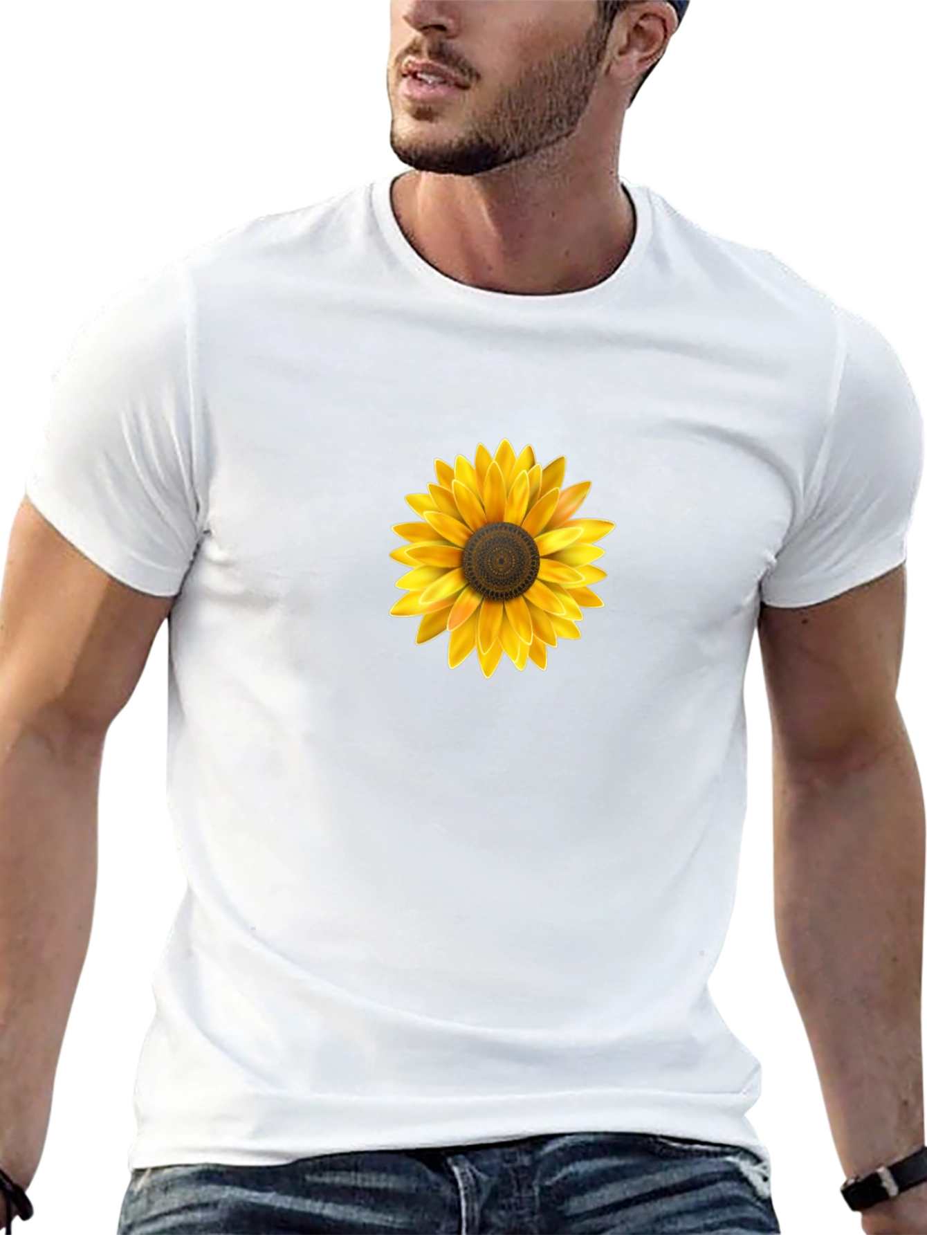Sunflower Graphic Print T-Shirt